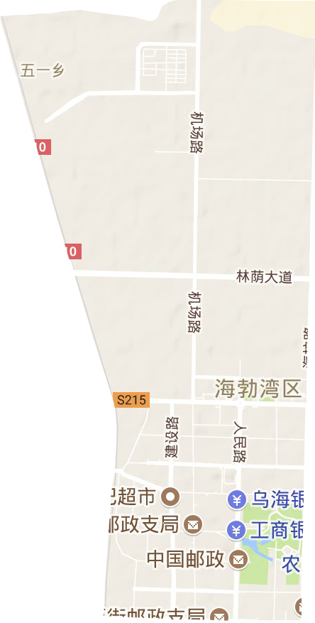凤凰岭街道地形图