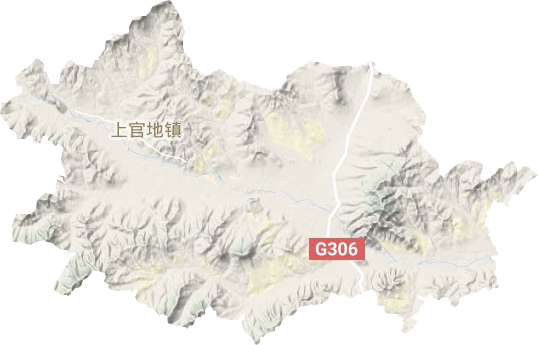 上官地镇地形图