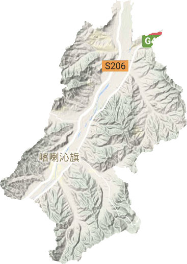 锦山镇地形图