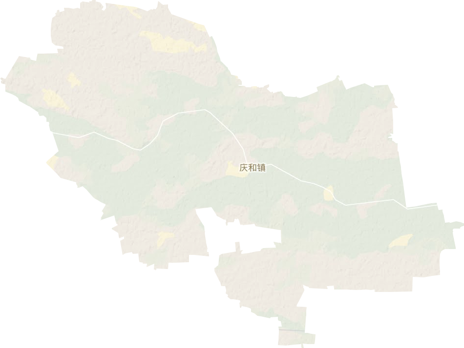 庆和镇地形图