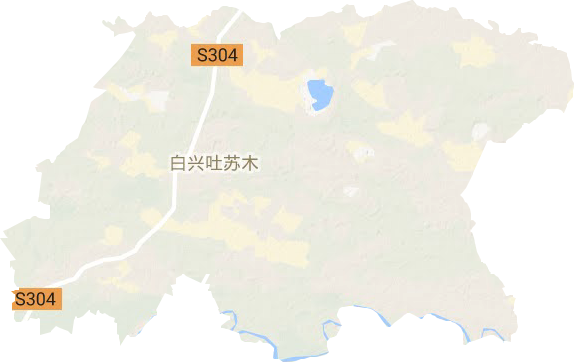 白兴吐苏木乡地形图