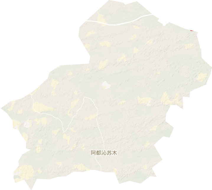 阿都沁苏木地形图