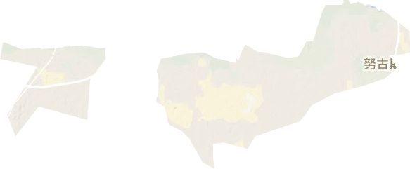 查金台牧场地形图