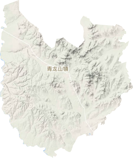 青龙山镇地形图