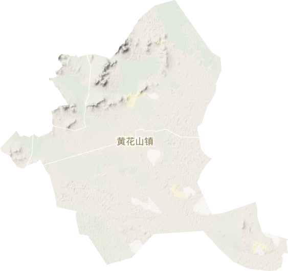 乌额格其牧场地形图