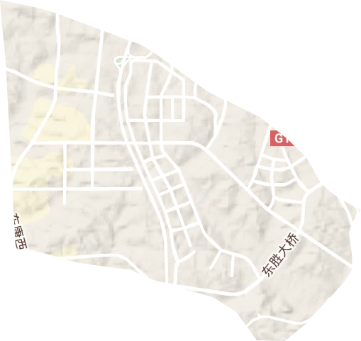 兴盛街道地形图