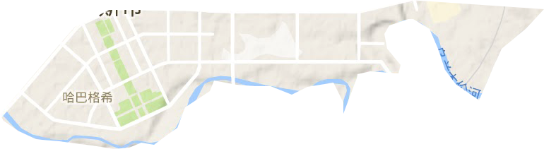 滨河街道地形图
