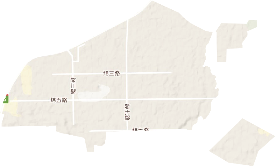 达拉特经济开发区地形图
