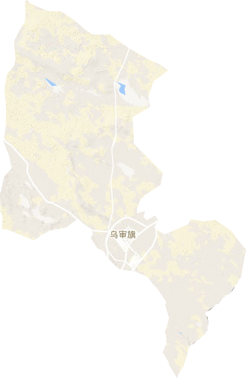 嘎鲁图镇地形图