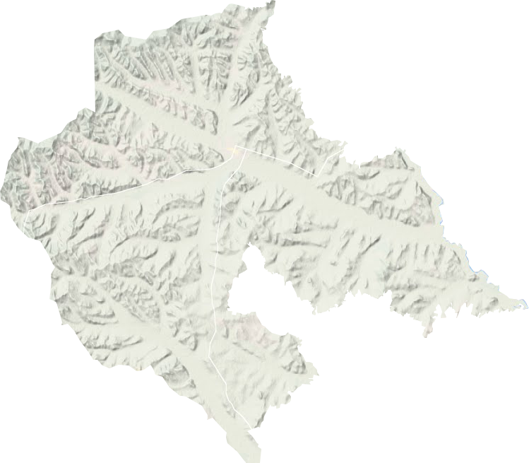 三岔河镇地形图