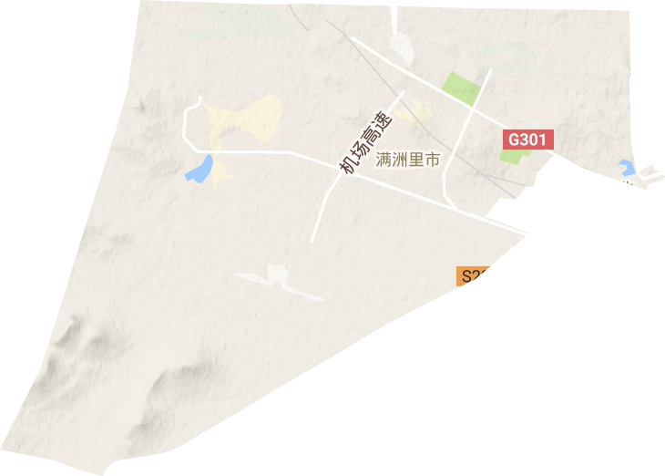 兴华街道地形图