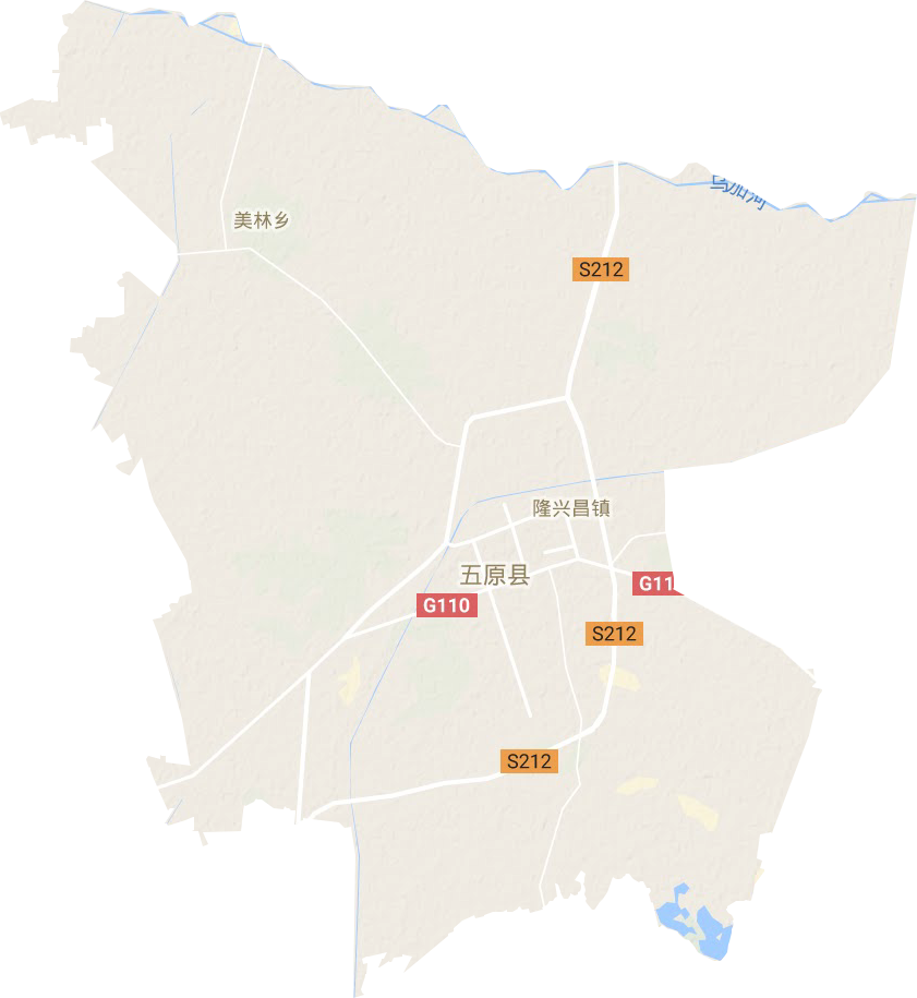 隆兴昌镇地形图