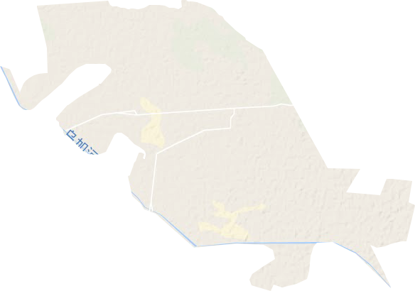 巴彦淖尔市苏独仑农场地形图
