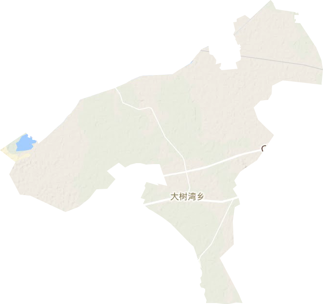 蒙海镇地形图