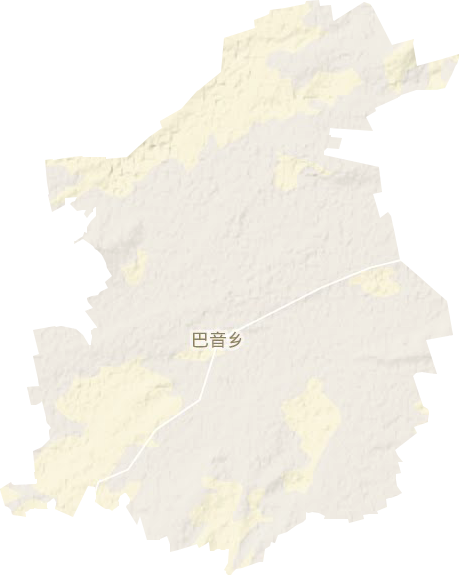 巴音乡地形图
