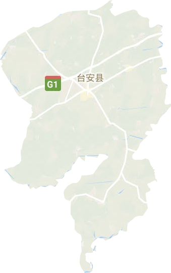 台安县地形图