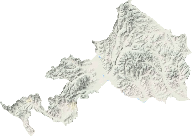 德佰斯镇地形图