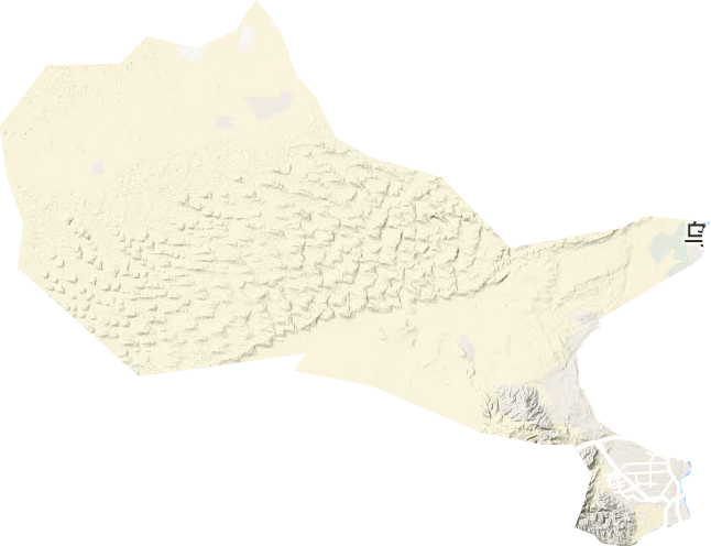 乌斯太镇地形图