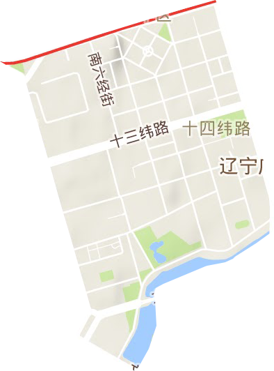 南市场街道地形图
