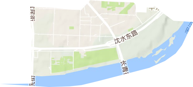 丰乐街道地形图