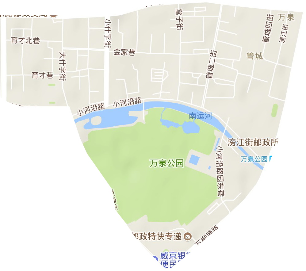 万泉街道地形图