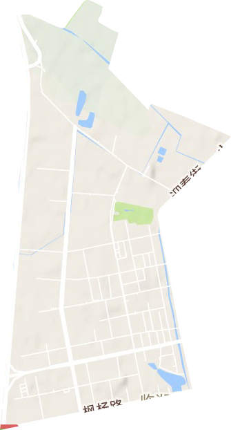 湖西街道地形图