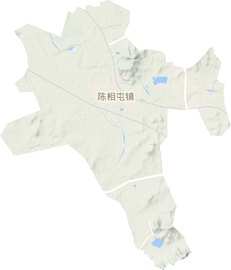 陈相街道地形图