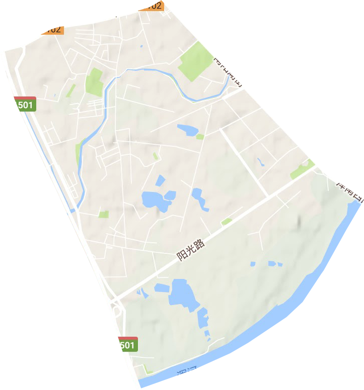 南阳湖街道地形图