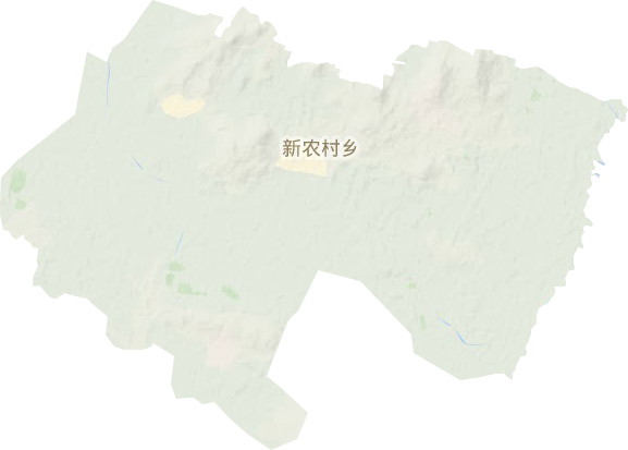 新农乡地形图