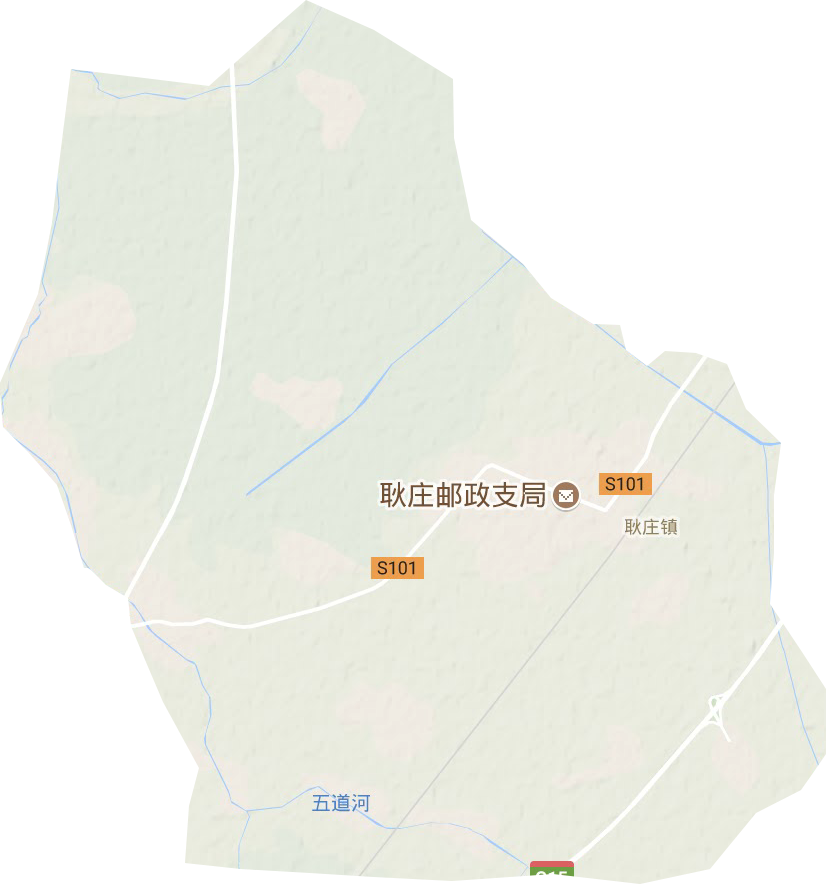 耿庄镇地形图
