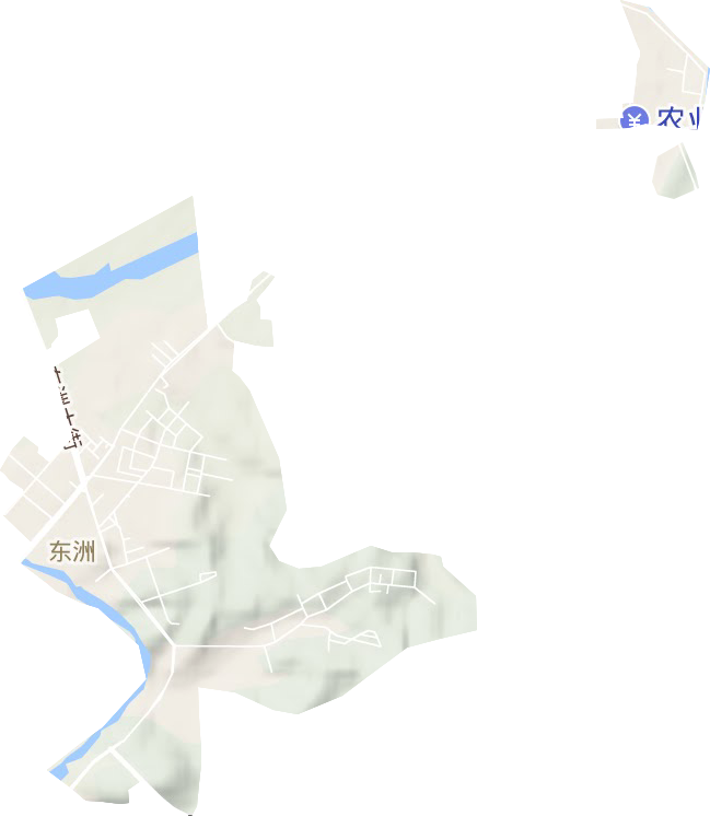 东洲街道地形图