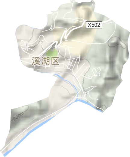 河东街道地形图