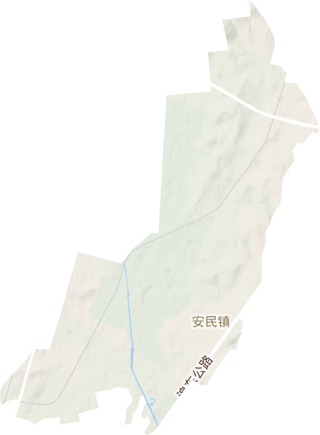 安民镇地形图