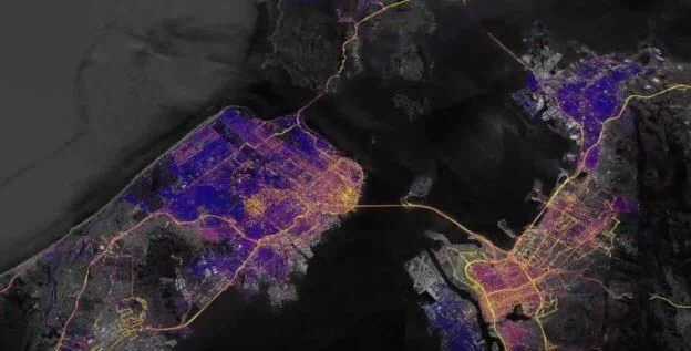 Google Earth 整合空气品质数据，加州空污状况一目了然