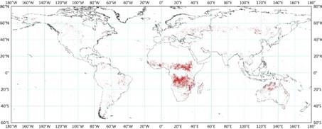 全球首幅全球30米分辨率火烧迹地分布图