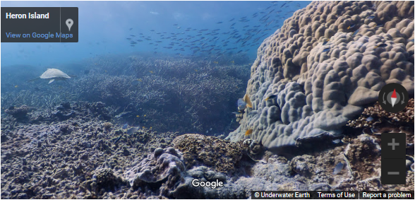 Google 处海底街景，不用潜水也可畅游海底