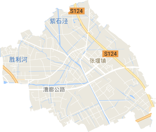 上海金山区张堰镇地图图片