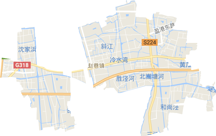青浦区赵巷镇地图图片