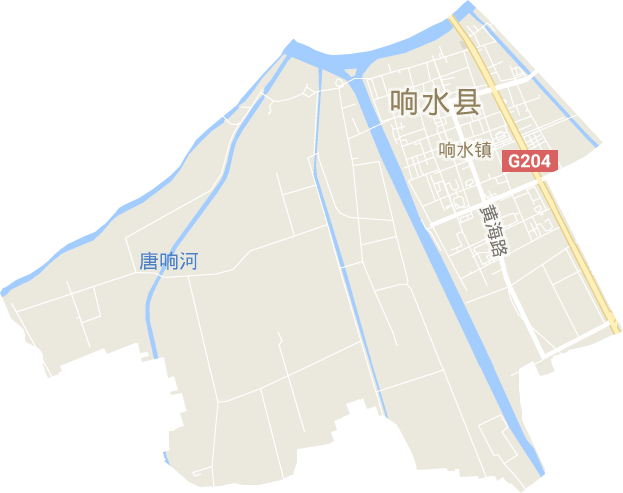 响水县乡镇分布地图图片