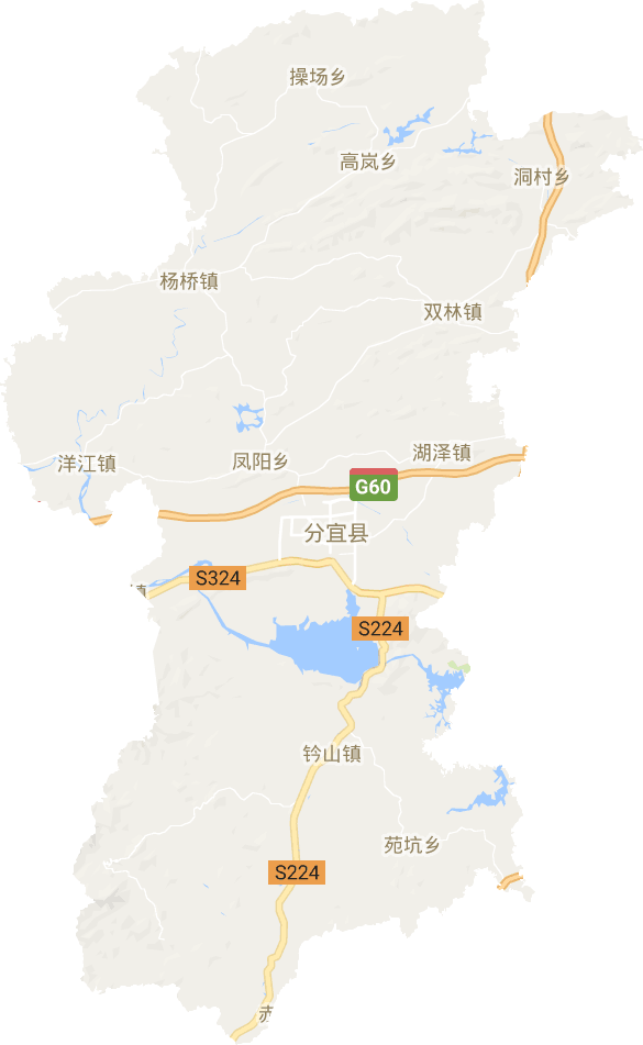 分宜县城地图图片