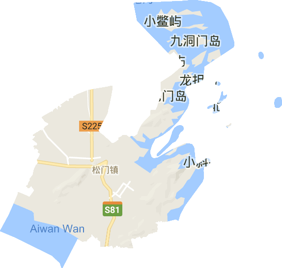 温岭松门镇地图图片