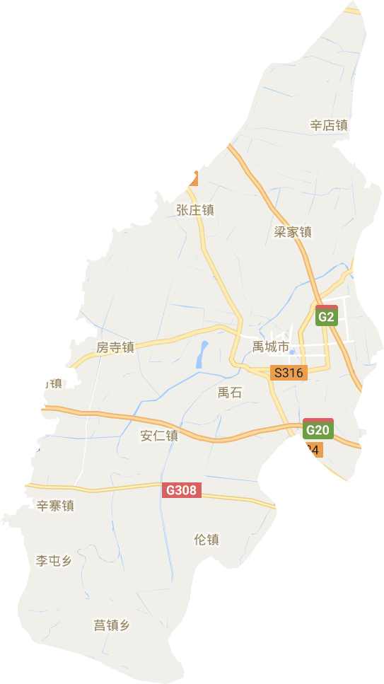 禹城市伦镇地图图片