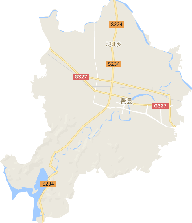 费县胡阳镇地图图片
