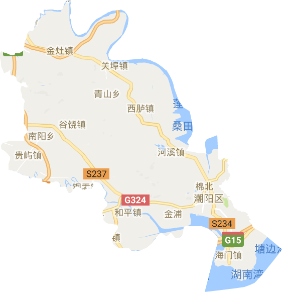 汕头市潮阳区各镇地图图片