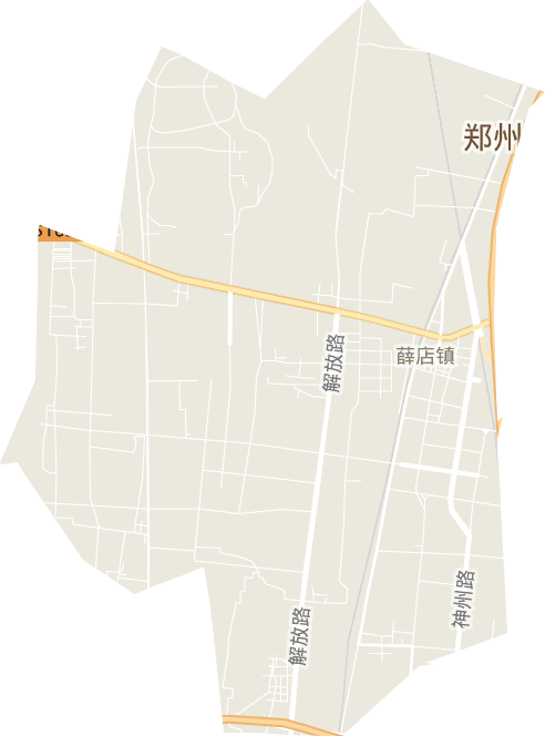 薛店镇卫星地图图片