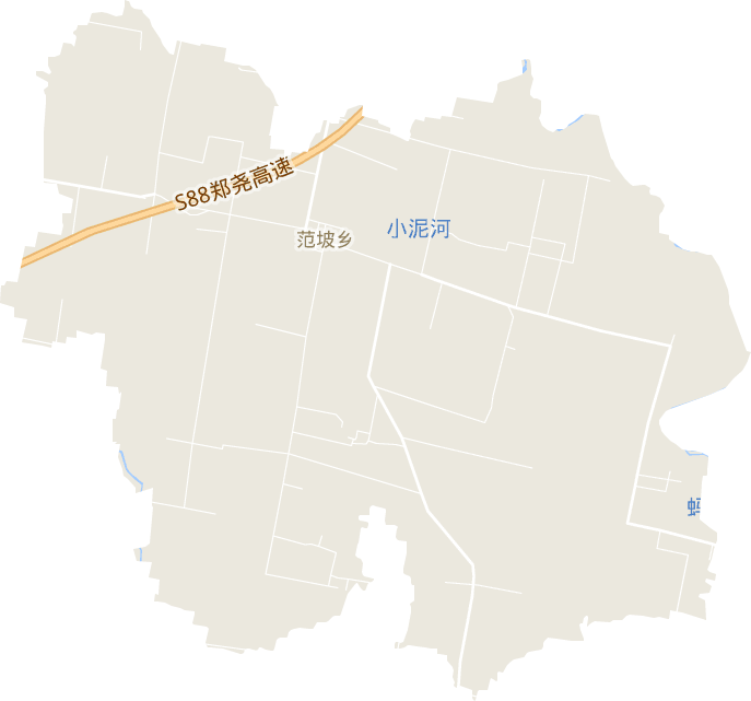 范坡镇电子地图高清版大图