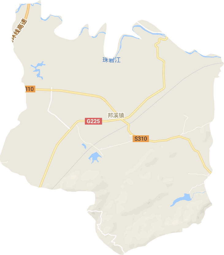 白沙县邦溪镇地图图片