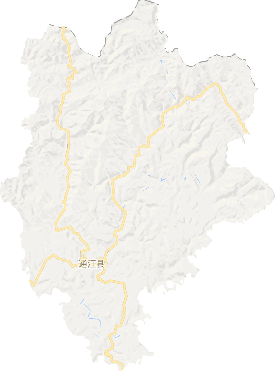 通江县乡镇分布地图图片