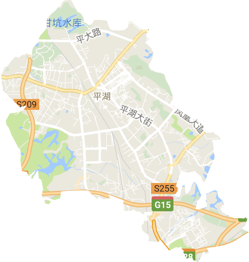 平湖封控区地图图片
