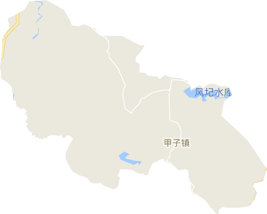 甲子镇卫星地图图片